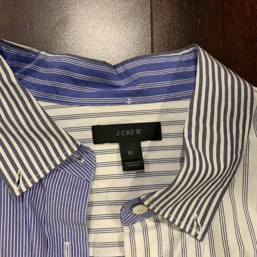 J.Crew Button Down Multi-Patterned Shirt - image 3